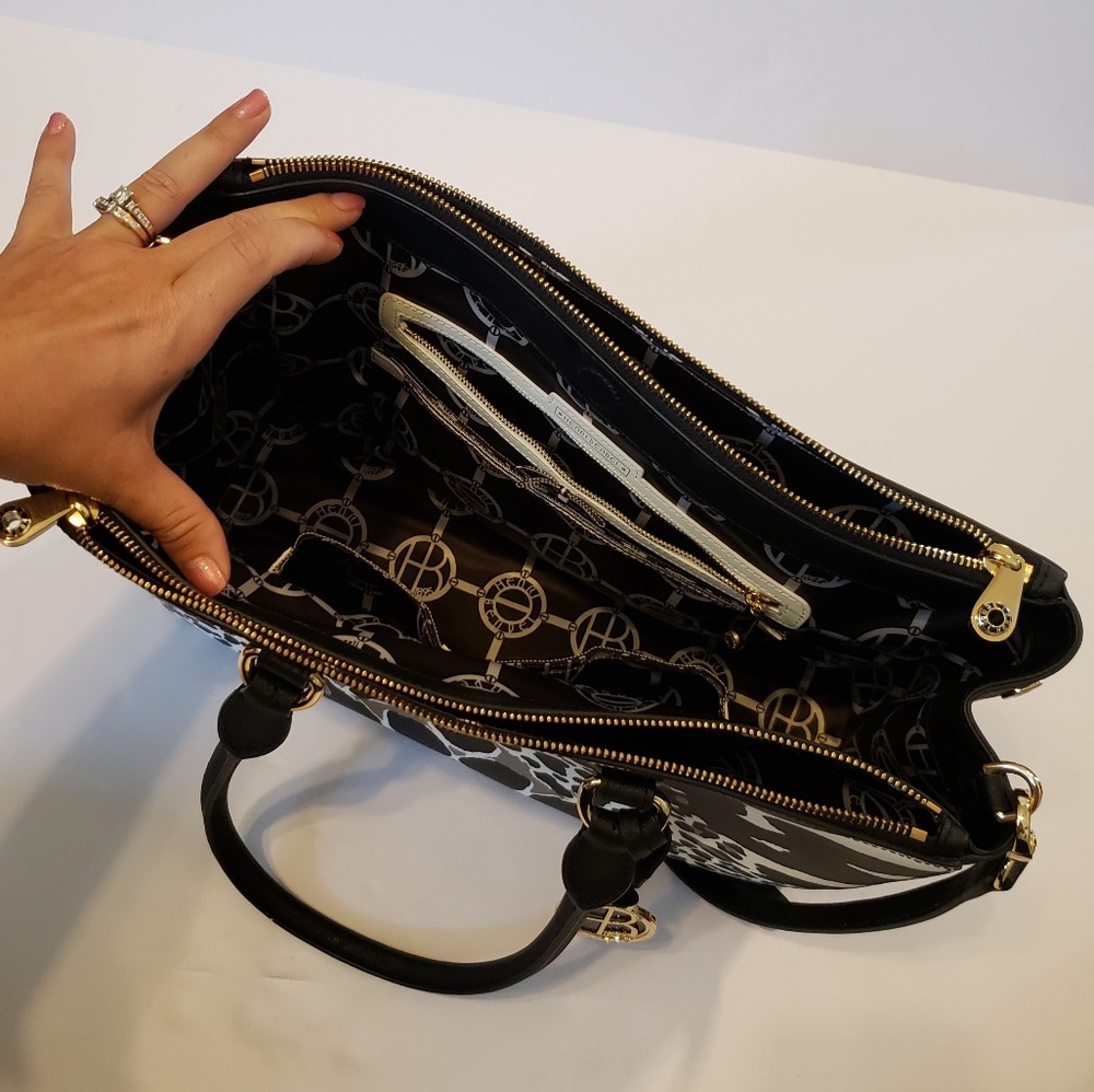 LIKE NEW Henri Bendel | Safari Satchel and Wallet - Picture 3 of 8